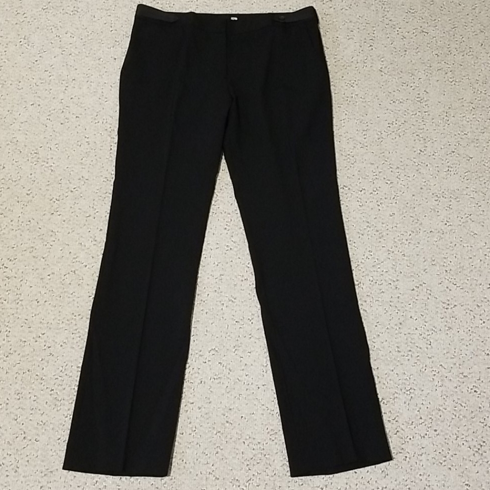 Saks Fifth Ave. Signature Blk Dress Pants, 12